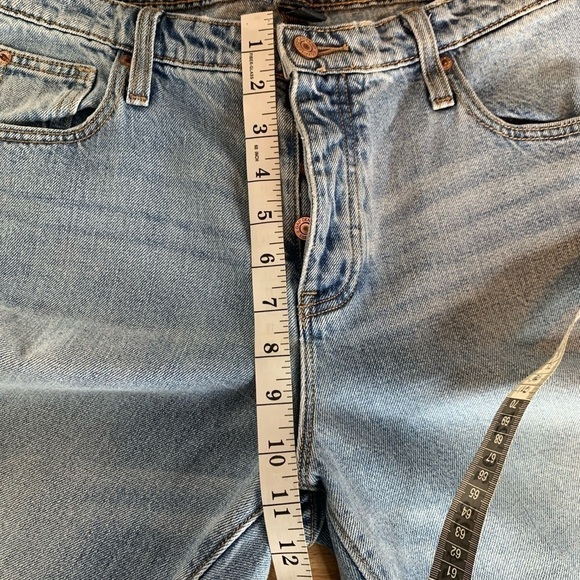 GAP Vintage High Rise Raw Hem Jeans Size 10 - Picture 9 of 11